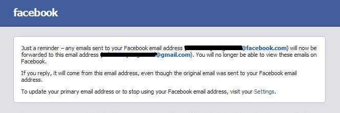 fb email